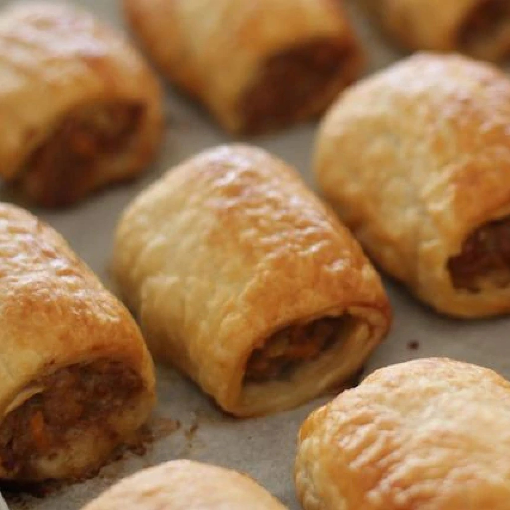 Hidden Veggie Chicken Sausage Rolls