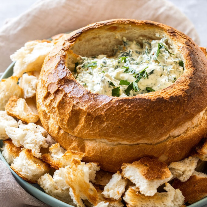 Cheezy Bacon Cob Loaf