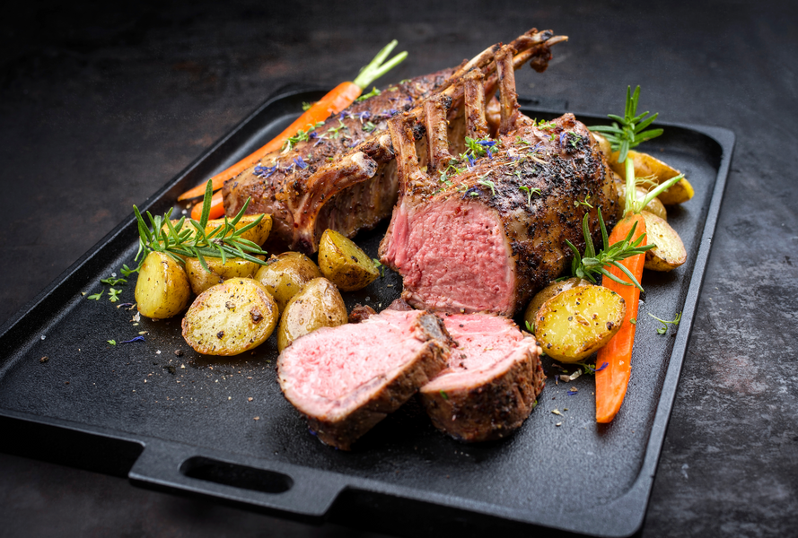 Roast Rack Of Lamb